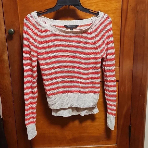 BCBG MAXAZRIA Striped Knitted Sweater - Picture 10 of 10